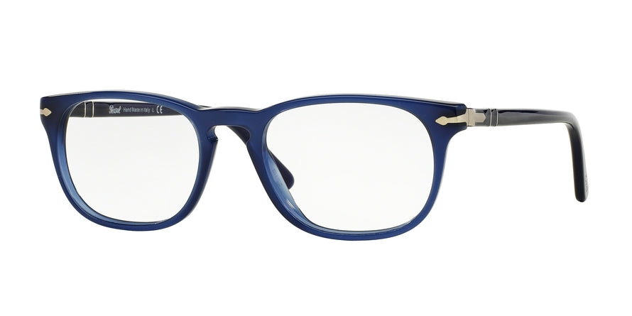 Persol PO3121V Square Eyeglasses  1028-OPAL BLUE 52-19-145 - Color Map blue