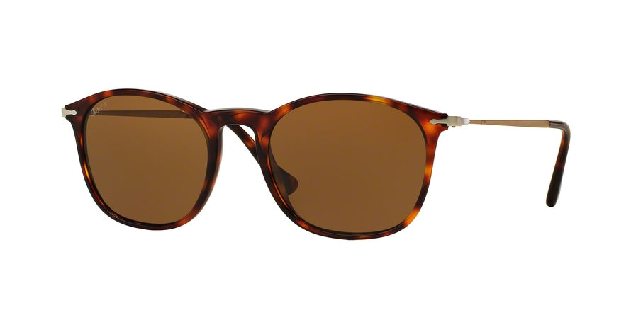 Persol PO3124S Square Sunglasses  24/57-HAVANA 50-19-140 - Color Map havana