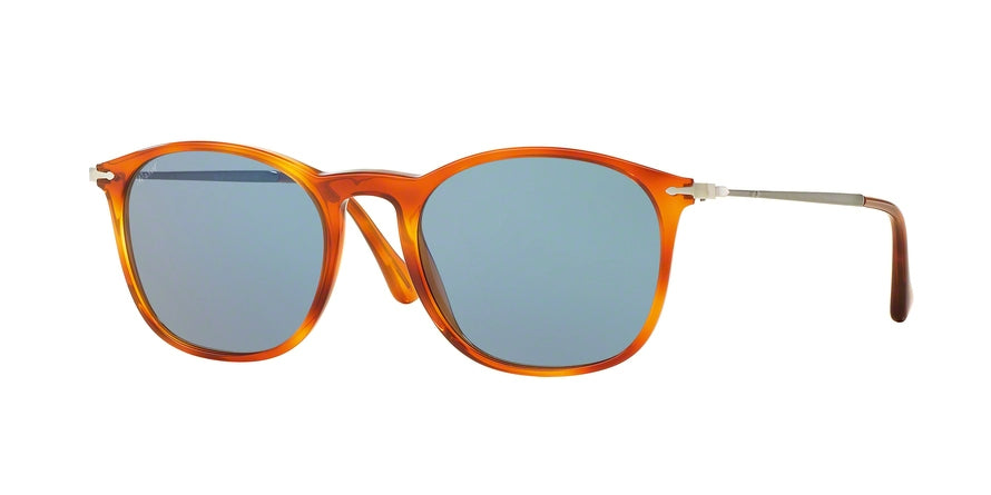 Persol PO3124S Square Sunglasses  96/56-LIGHT HAVANA 50-19-140 - Color Map havana