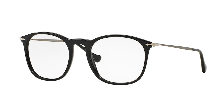 Persol PO3124V Square Eyeglasses  95-BLACK 50-19-140 - Color Map black