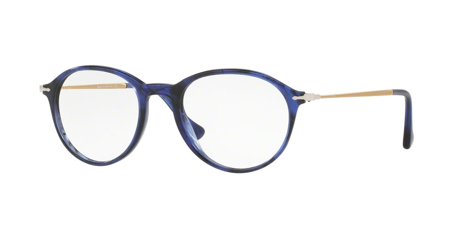 Persol PO3125V Phantos Eyeglasses  1053-STRIPED BLUE 51-19-140 - Color Map blue