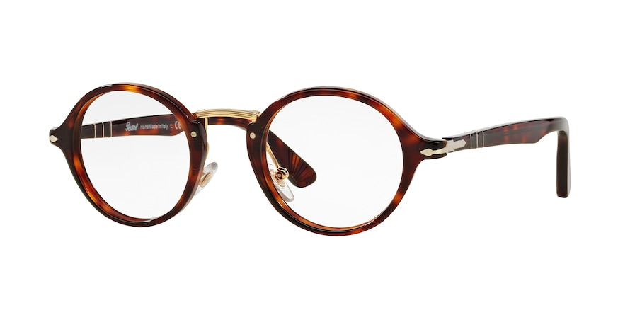 Persol PO3128V Round Eyeglasses  24-HAVANA 44-22-145 - Color Map havana