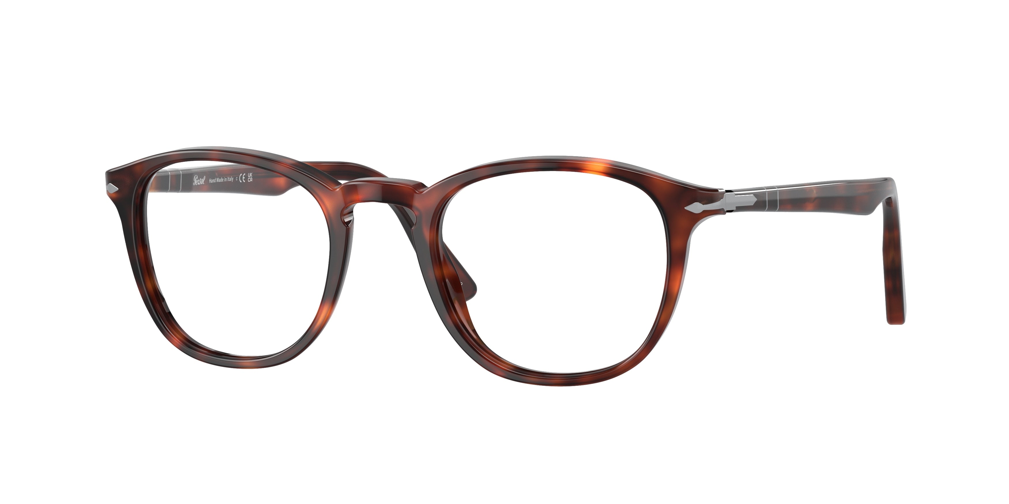 Persol PO3143V Rectangle Eyeglasses  24-Havana 49-145-21 - Color Map Tortoise