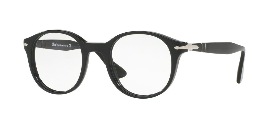 Persol PO3144V Phantos Eyeglasses  95-BLACK 47-22-145 - Color Map black