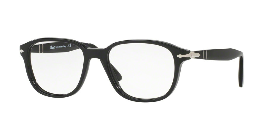 Persol PO3145V Pillow Eyeglasses  95-BLACK 53-18-145 - Color Map black