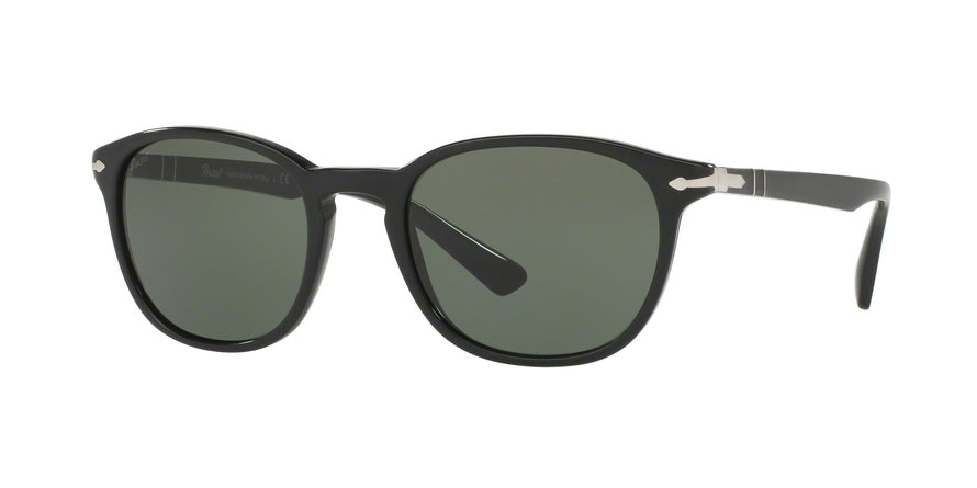 Persol PO3148S Square Sunglasses  901431-BLACK 53-20-145 - Color Map black