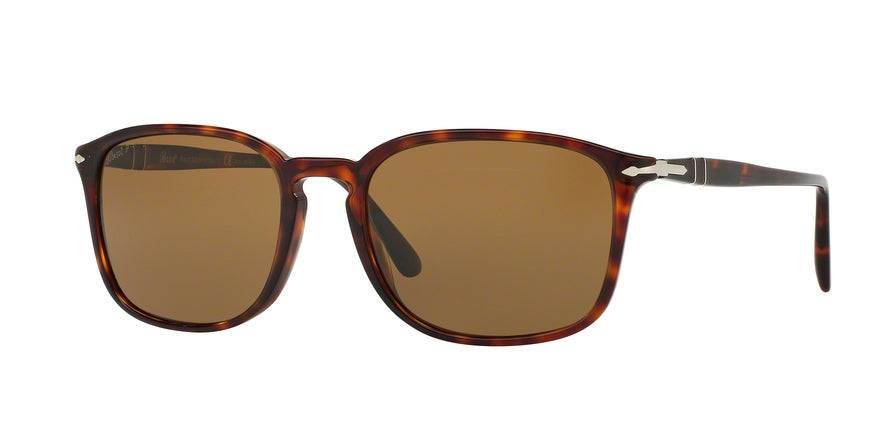 Persol PO3158S Rectangle Sunglasses  24/57-HAVANA 56-19-145 - Color Map havana