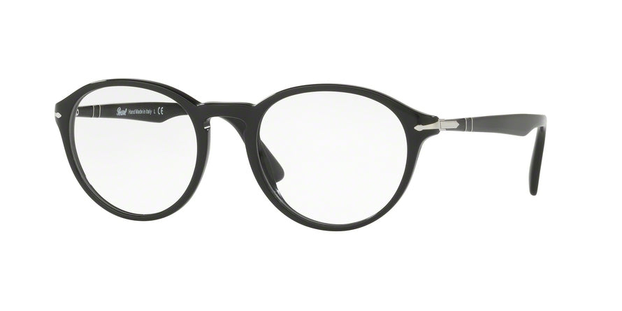 Persol PO3162V Phantos Eyeglasses  95-BLACK 52-20-145 - Color Map black