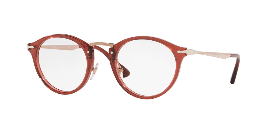 Persol PO3167V Phantos Eyeglasses  1104-OPAL RED 47-22-145 - Color Map red