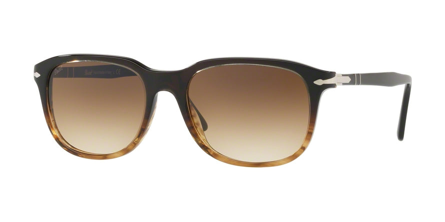 Persol PO3191S Rectangle Sunglasses  102651-MATTE GOLD 55-19-145 - Color Map brown