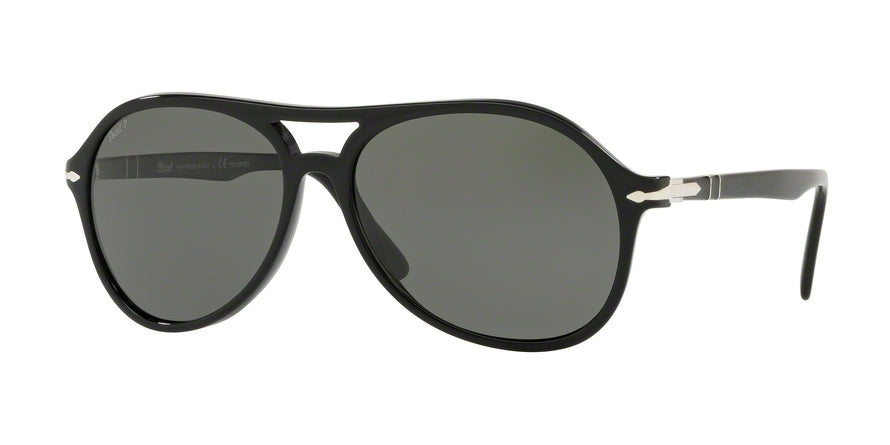 Persol PO3194S Pilot Sunglasses  104158-BLACK 59-15-145 - Color Map black