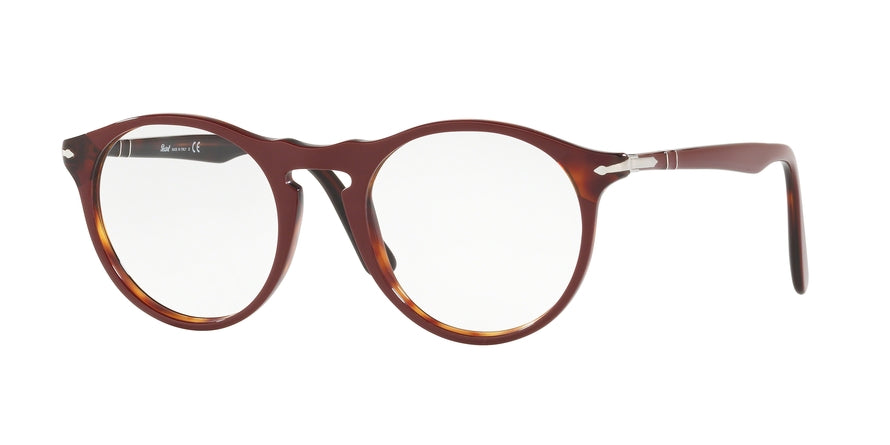 Persol PO3201V Phantos Eyeglasses  1094-RED & HAVANA 51-21-145 - Color Map red