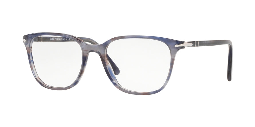 Persol PO3203V Rectangle Eyeglasses  1083-GREY & BLUE 53-18-145 - Color Map grey