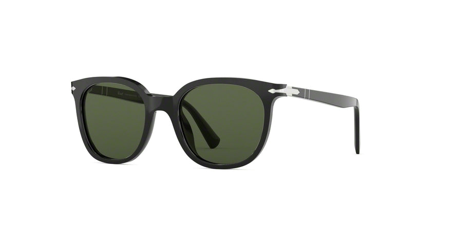 Persol PO3216S Square Sunglasses  95/31-BLACK 51-20-145 - Color Map black