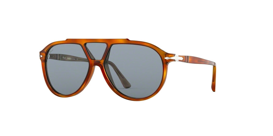 Persol PO3217S Pilot Sunglasses  96/56-TERRA DI SIENA 59-14-145 - Color Map havana