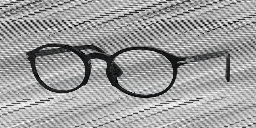Persol PO3219V Oval Eyeglasses  95-BLACK 50-20-145 - Color Map black