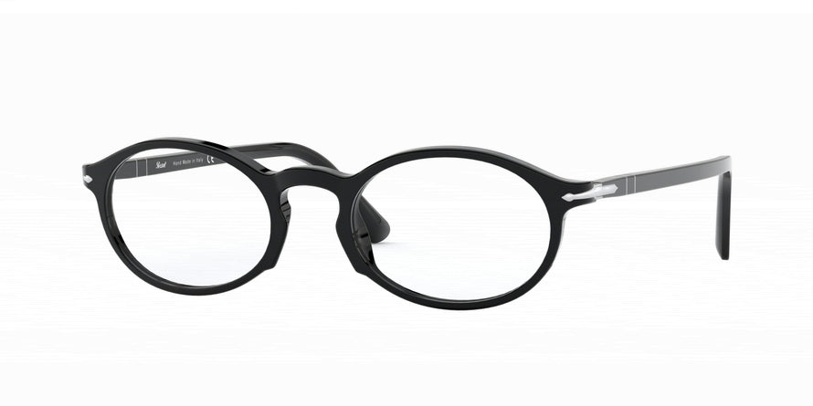 Persol PO3219V Oval Eyeglasses  95-BLACK 50-20-145 - Color Map black