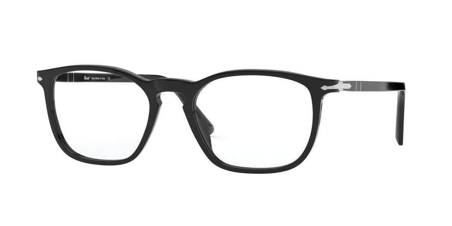 Persol PO3220V Rectangle Eyeglasses  95-BLACK 54-19-145 - Color Map black