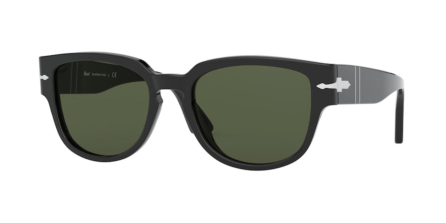 Persol PO3231S Square Sunglasses  95/31-BLACK 54-19-145 - Color Map black