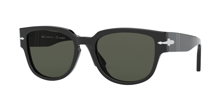 Persol PO3231S Square Sunglasses  95/58-BLACK 54-19-145 - Color Map black