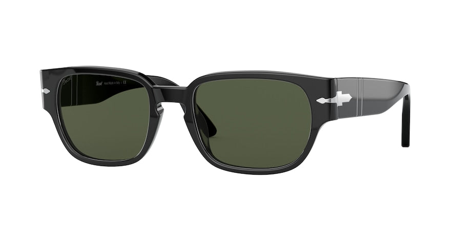 Persol PO3245S Pillow Sunglasses  95/31-BLACK 52-19-145 - Color Map black