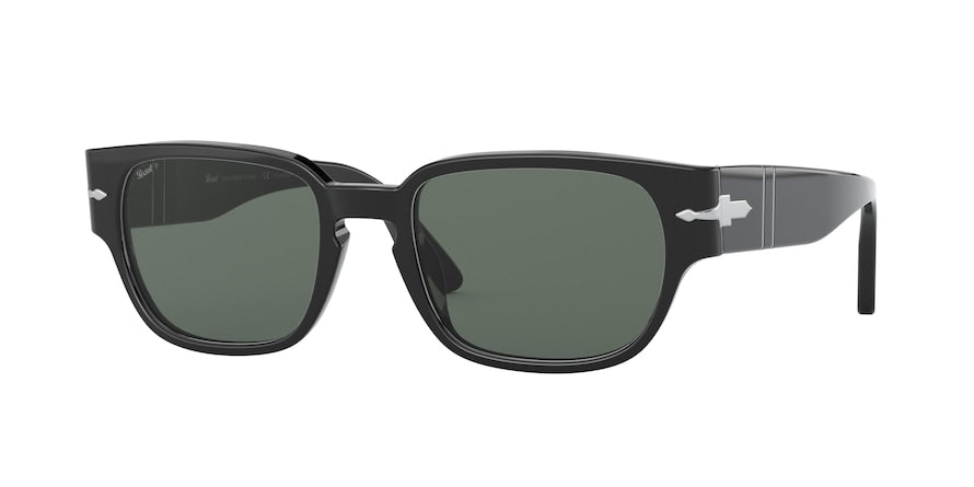 Persol PO3245S Pillow Sunglasses  95/58-BLACK 52-19-145 - Color Map black