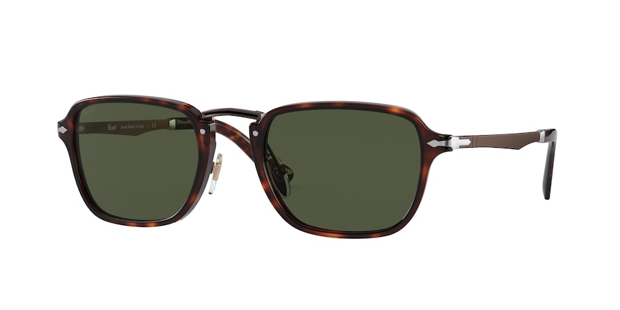 Persol PO3247S Rectangle Sunglasses  24/31-HAVANA 51-21-140 - Color Map havana