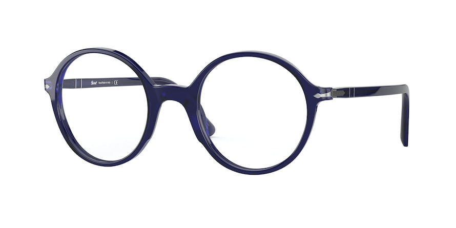 Persol PO3249V Round Eyeglasses  181-COBALTO 49-22-145 - Color Map blue