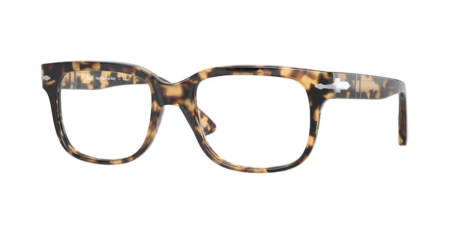 Persol PO3252V Pillow Eyeglasses  1056-BROWN & BEIGE TORTOISE 52-19-145 - Color Map brown
