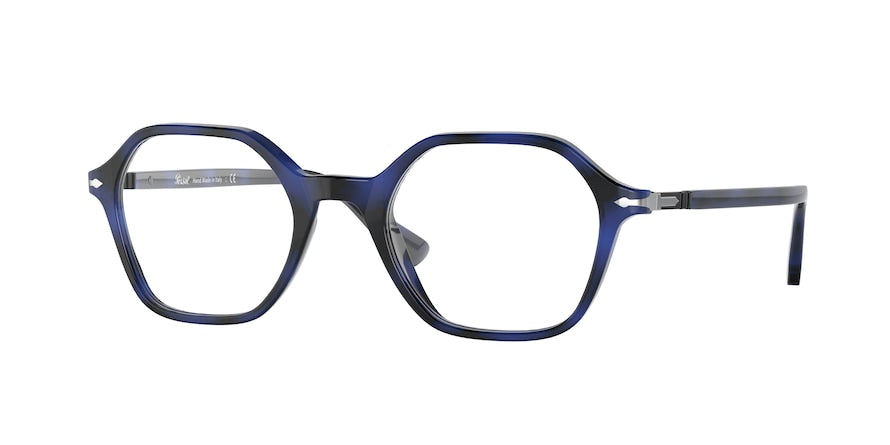 Persol PO3254V Square Eyeglasses  1099-BLUE 49-21-145 - Color Map blue