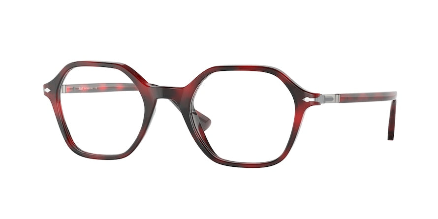 Persol PO3254V Square Eyeglasses  1100-RED 49-21-145 - Color Map red