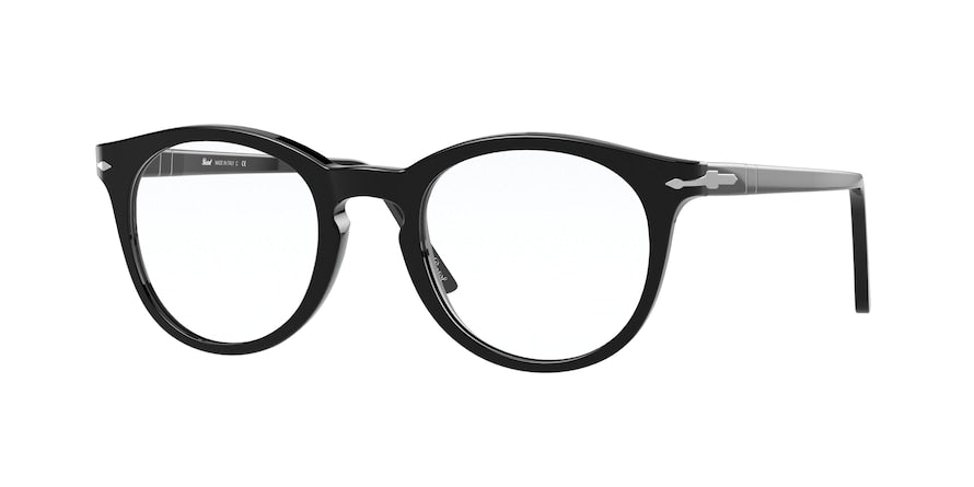 Persol PO3259V Phantos Eyeglasses  95-BLACK 48-21-145 - Color Map black