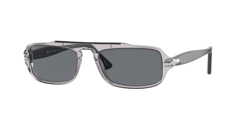 Persol PO3262S Rectangle Sunglasses  113356-SMOKE 54-18-145 - Color Map grey