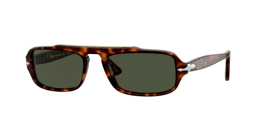 Persol PO3262S Rectangle Sunglasses  24/31-HAVANA 54-18-145 - Color Map havana