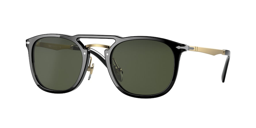 Persol PO3265S Phantos Sunglasses  95/31-BLACK/GOLD 50-22-140 - Color Map black