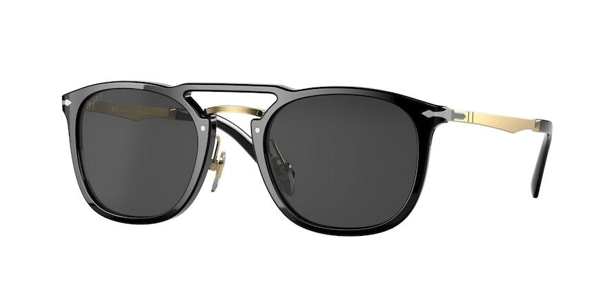 Persol PO3265S Phantos Sunglasses  95/48-BLACK/GOLD 50-22-140 - Color Map black
