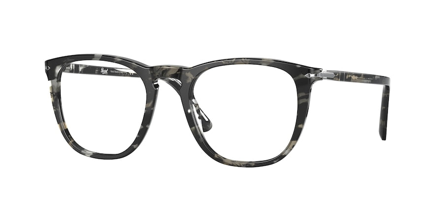 Persol PO3266V Pillow Eyeglasses  1080-HAVANA 50-20-145 - Color Map black