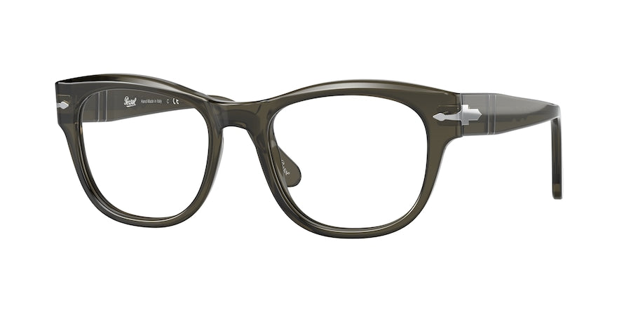 Persol PO3270V Rectangle Eyeglasses  1103-OPAL SMOKE 52-19-150 - Color Map grey