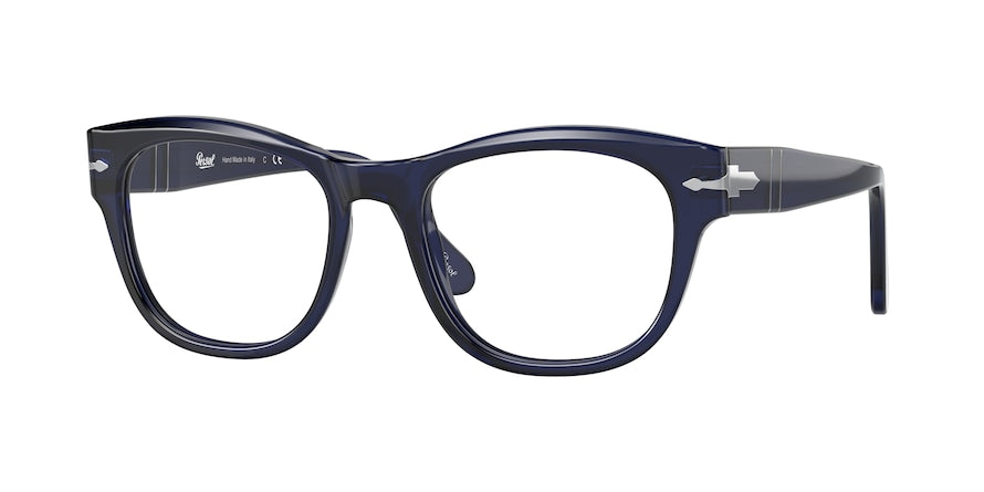 Persol PO3270V Rectangle Eyeglasses  181-COBALTO 52-19-150 - Color Map blue