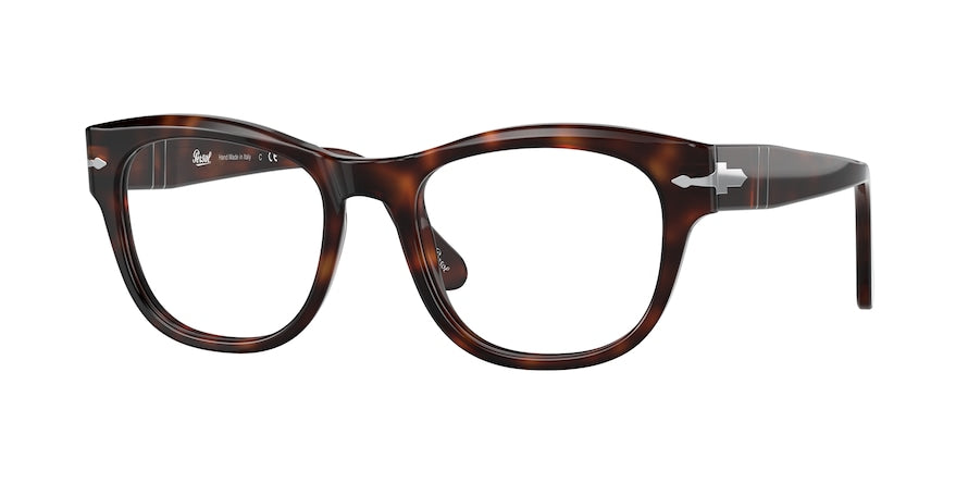 Persol PO3270V Rectangle Eyeglasses  24-HAVANA 52-19-150 - Color Map havana