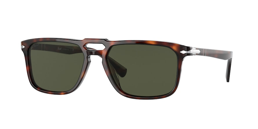 Persol PO3273S Rectangle Sunglasses  24/31-HAVANA 55-17-145 - Color Map havana