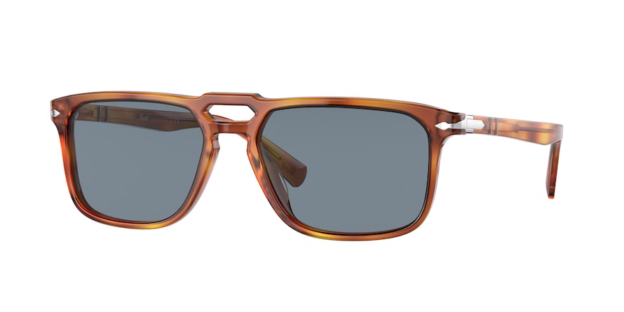 Persol PO3273S Rectangle Sunglasses  96/56-TERRA DI SIENA 55-17-145 - Color Map havana