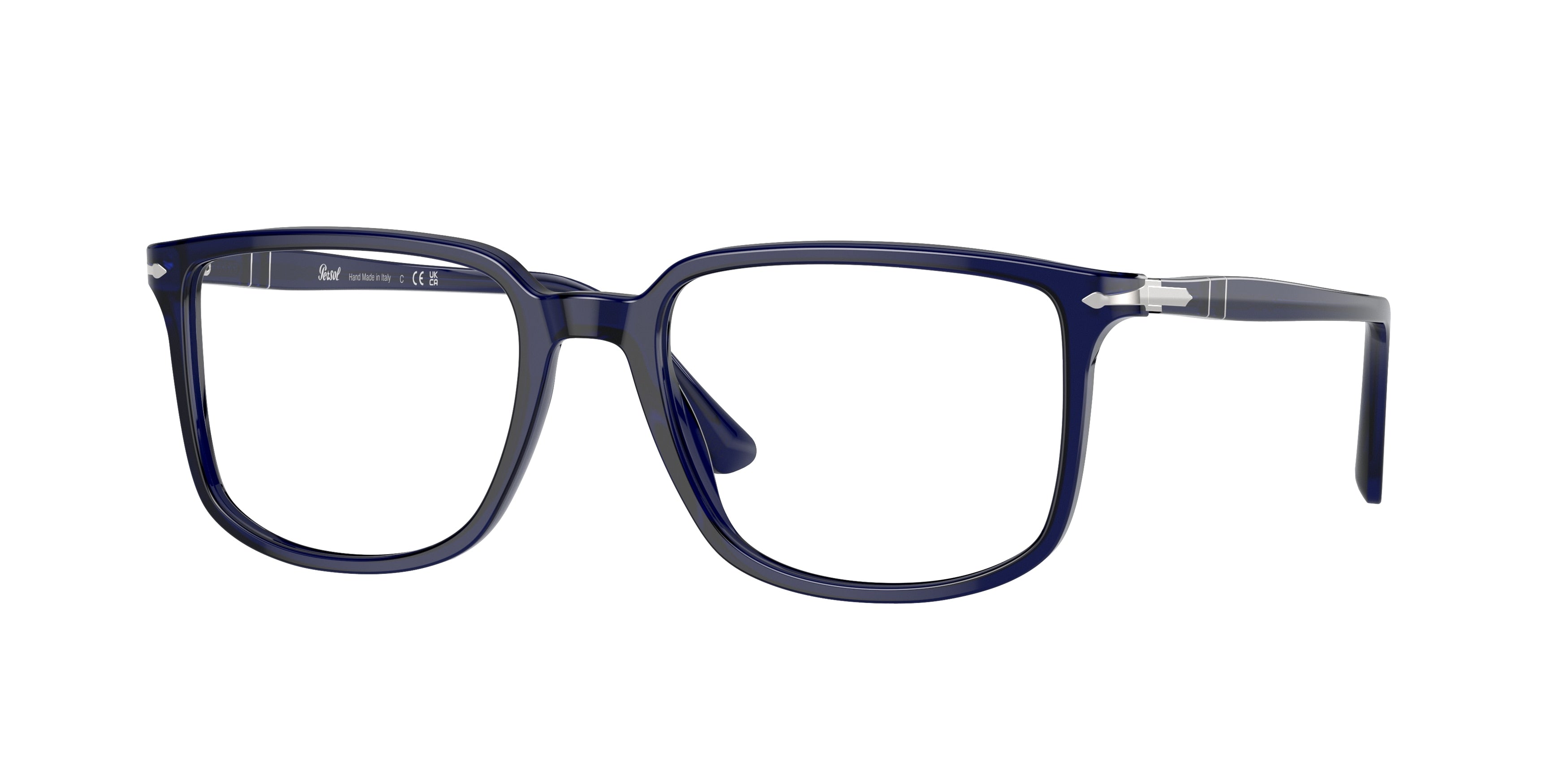Persol PO3275V Rectangle Eyeglasses  181-Cobalto 54-145-18 - Color Map Blue