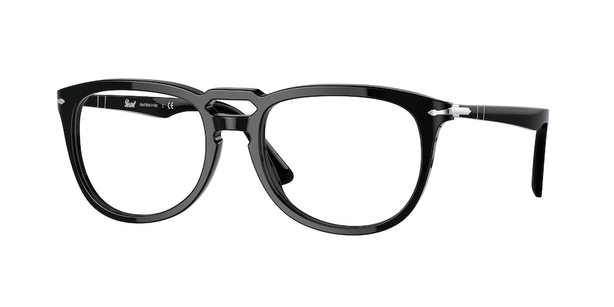 Persol PO3278V Pillow Eyeglasses  95-BLACK 53-18-145 - Color Map black