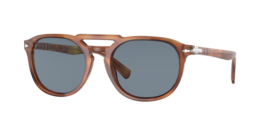 Persol PO3279S Pillow Sunglasses  96/56-TERRA DI SIENA 52-19-145 - Color Map havana