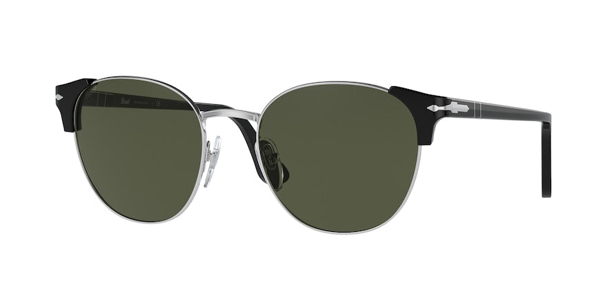 Persol PO3280S Phantos Sunglasses  95/31-BLACK/SILVER 52-19-145 - Color Map multi