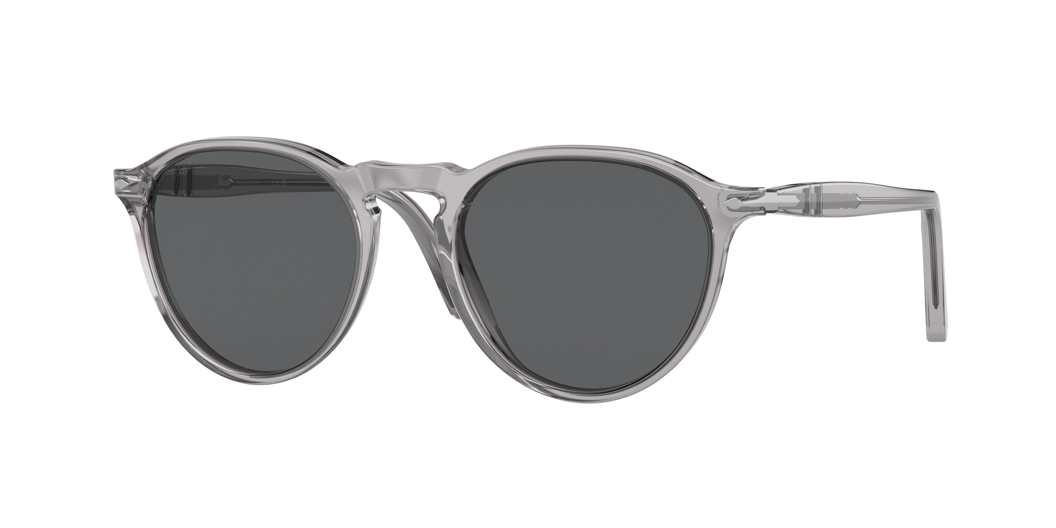 Persol PO3286S Phantos Sunglasses  309/B1-Transparent Grey 53-140-19 - Color Map Grey
