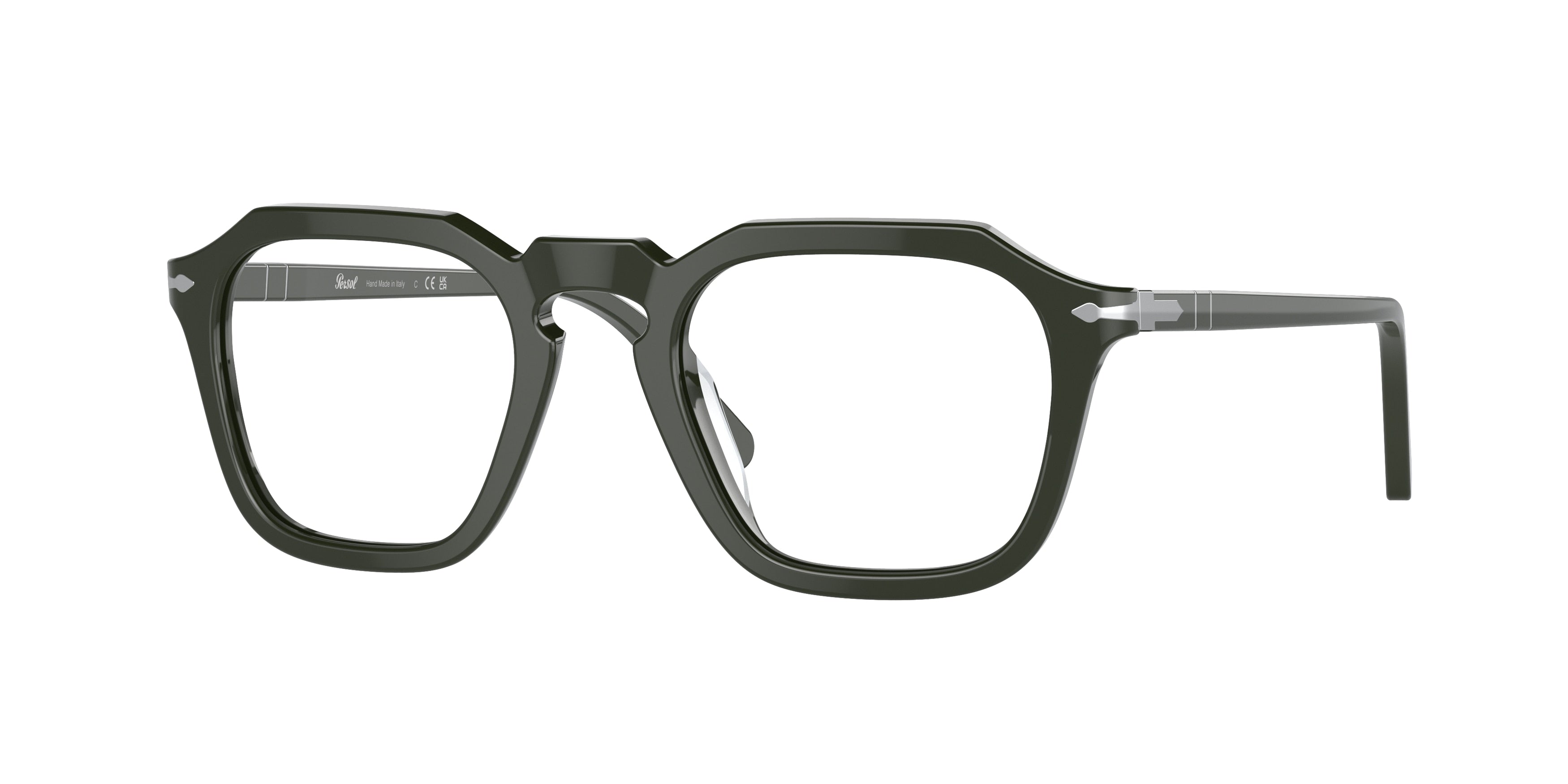 Persol PO3292V Square Eyeglasses  1188-Matte Dark Green 50-145-21 - Color Map Green