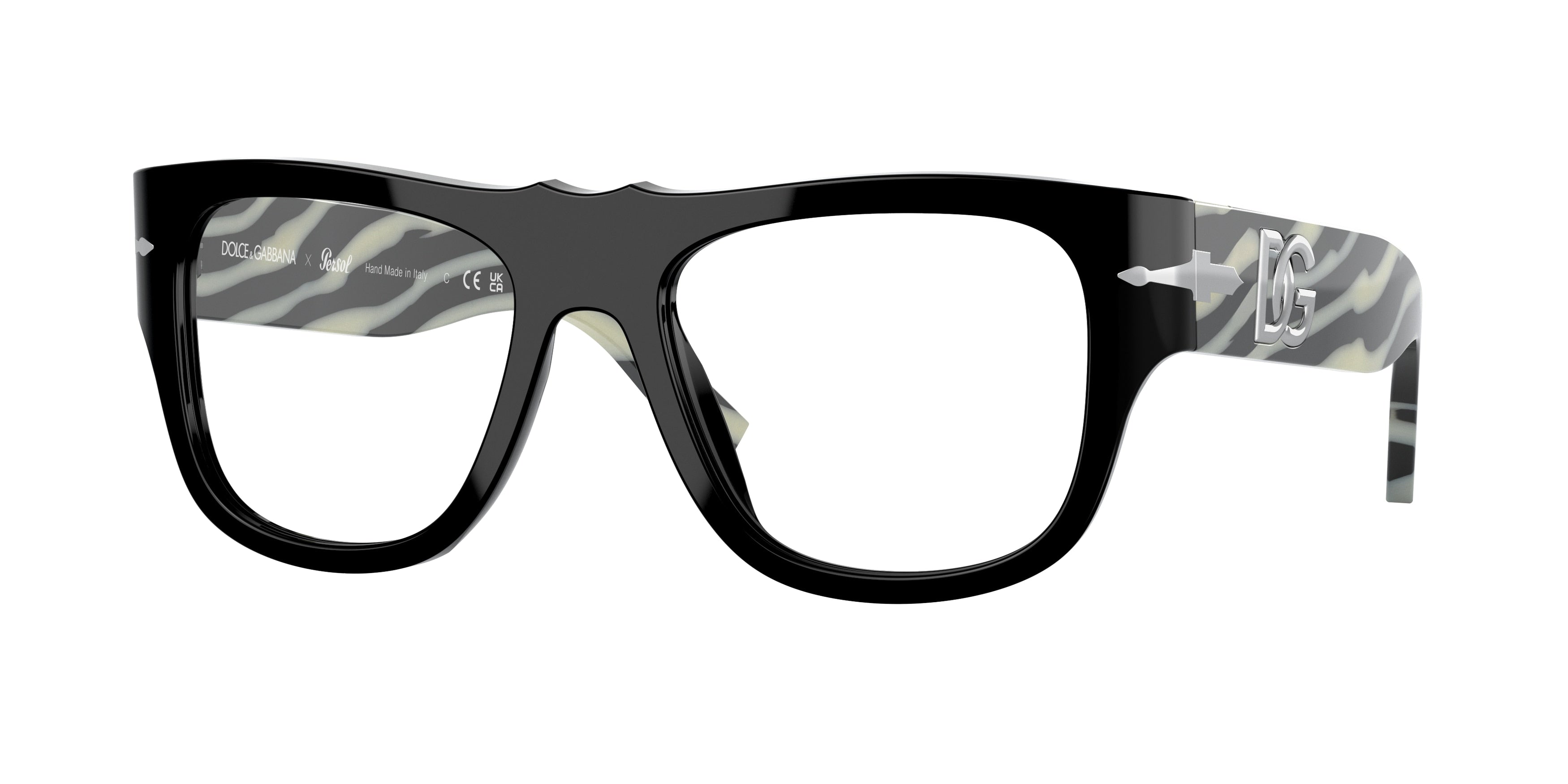 Persol PO3294V Pillow Eyeglasses  1164-Black 54-140-19 - Color Map Black