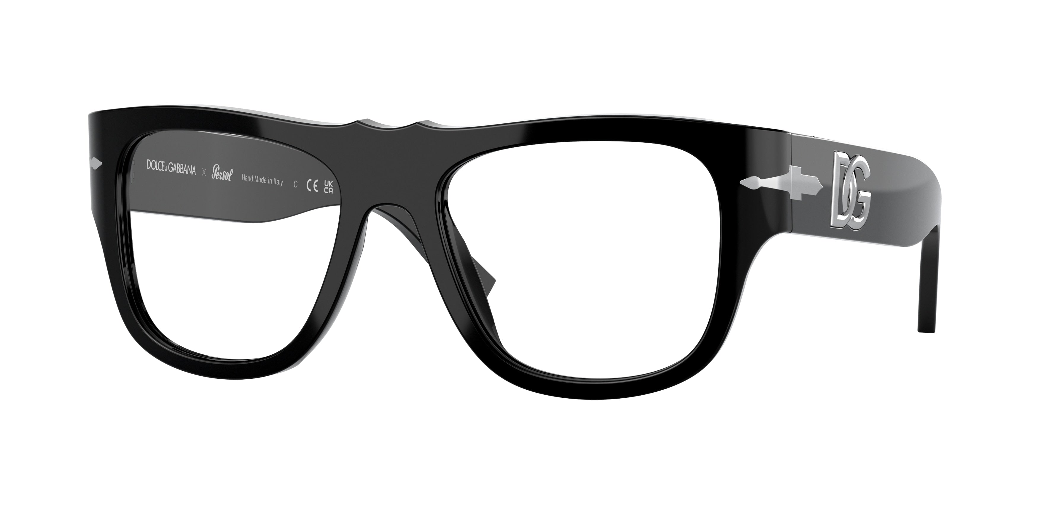 Persol PO3294V Pillow Eyeglasses  95-Black 54-140-19 - Color Map Black